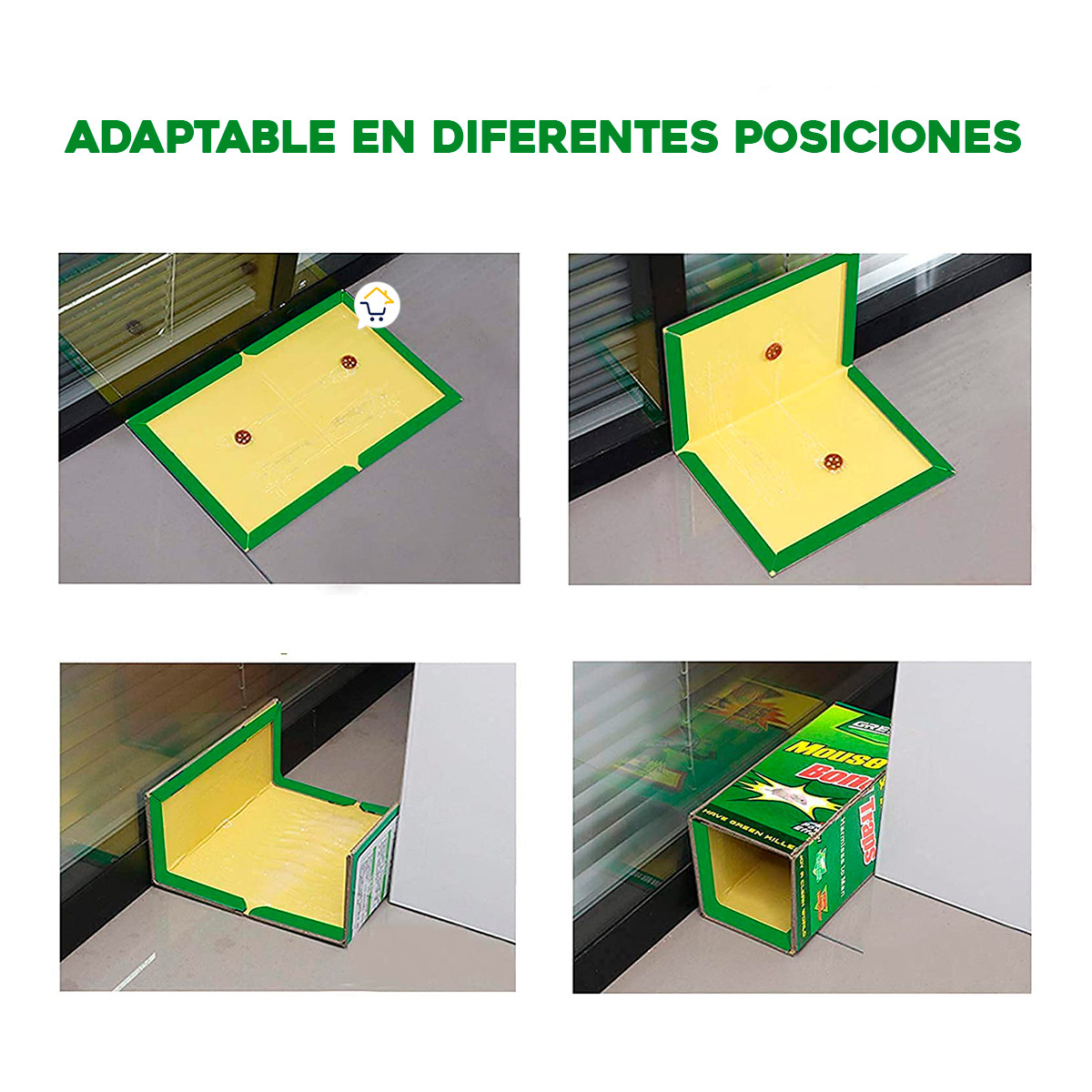 Miniatura 5 de Set x3 Trampas Pegamento Para Raton GR8